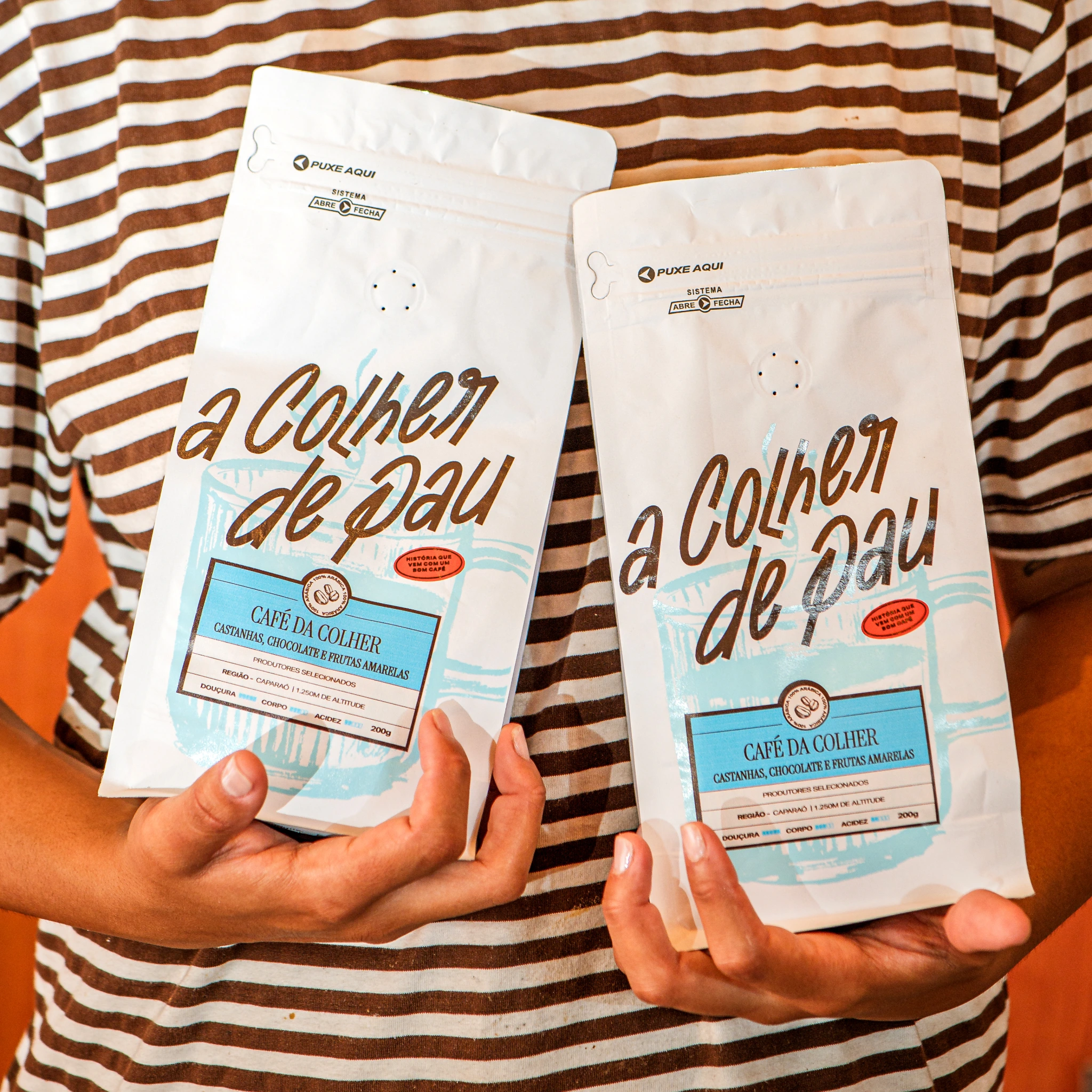 Café da colher filtrado