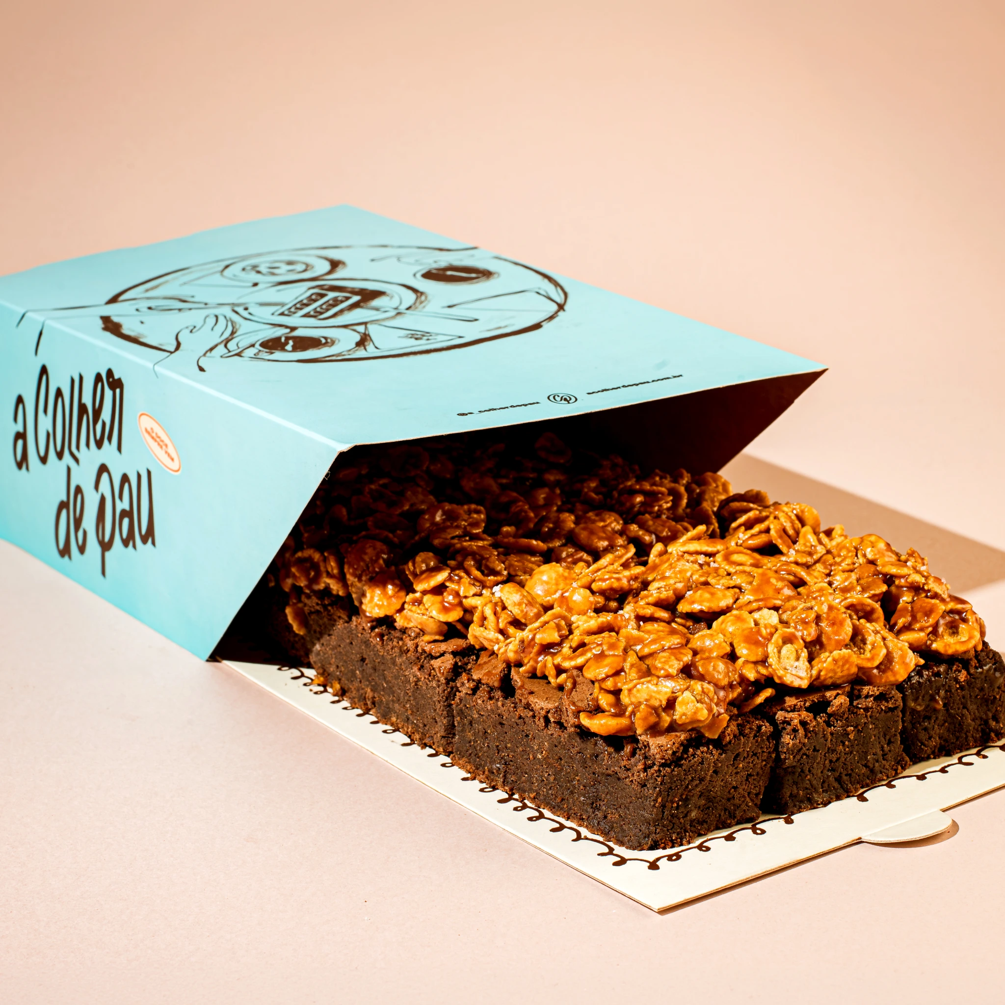 Brownie Crocante de Caramelo